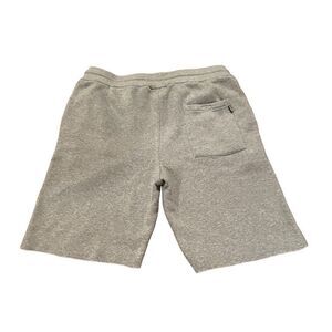 RQQBA Thick Gray Wide Band Drawstring Shorts (XL)